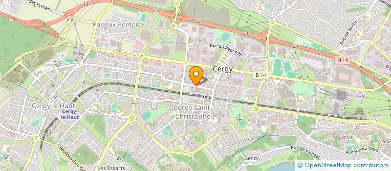 localisation de l'entreprise NIXDORF COMPUTER  CERGY