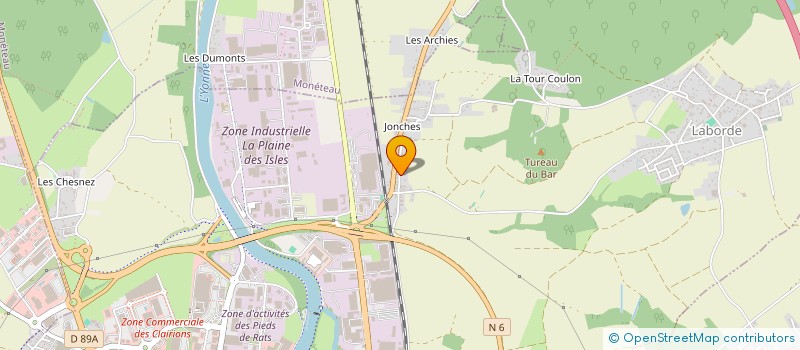 localisation de l'entreprise NIYA MOJA-YONNE à AUXERRE