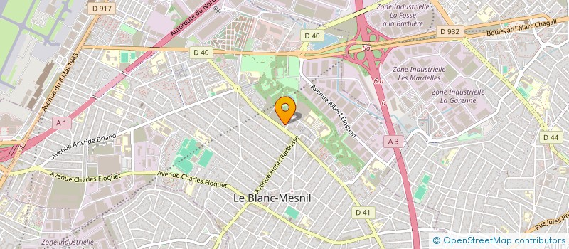 localisation de l'entreprise NIYA SERVICES à LE BLANC-MESNIL