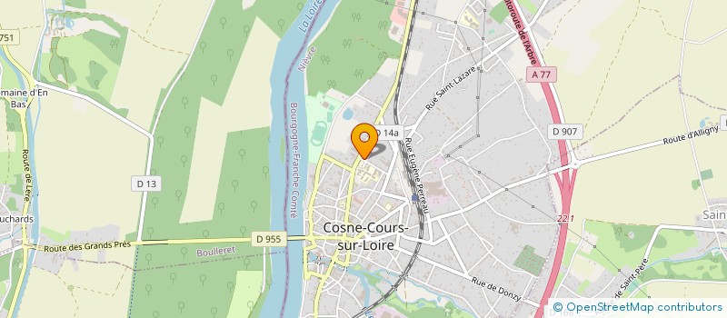 localisation de l'entreprise NIYAEL à COSNE-COURS-SUR-LOIRE