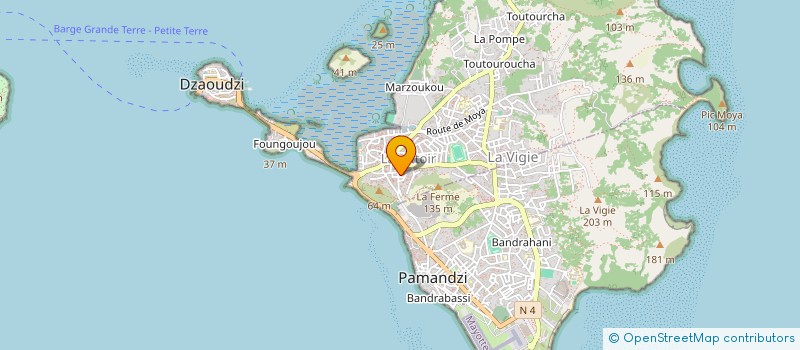 localisation de l'entreprise NIYAMOJA à DZAOUDZI