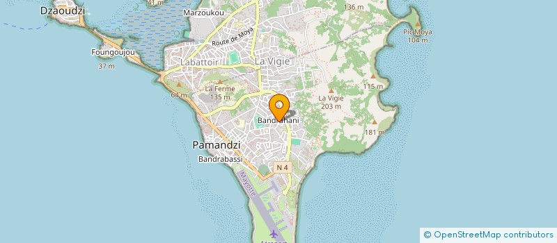 localisation de l'entreprise NIYANA à PAMANDZI