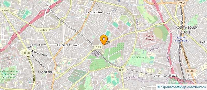 localisation de l'entreprise NIYAS à MONTREUIL