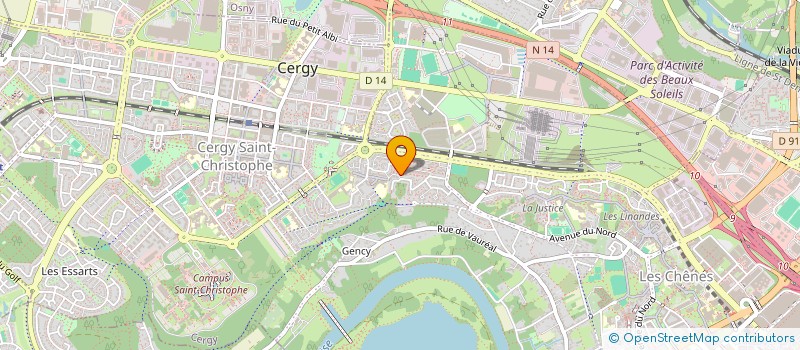 localisation de l'entreprise NIYYAH  CERGY