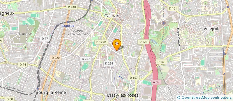 localisation de l'entreprise NIZAM BAT  CACHAN