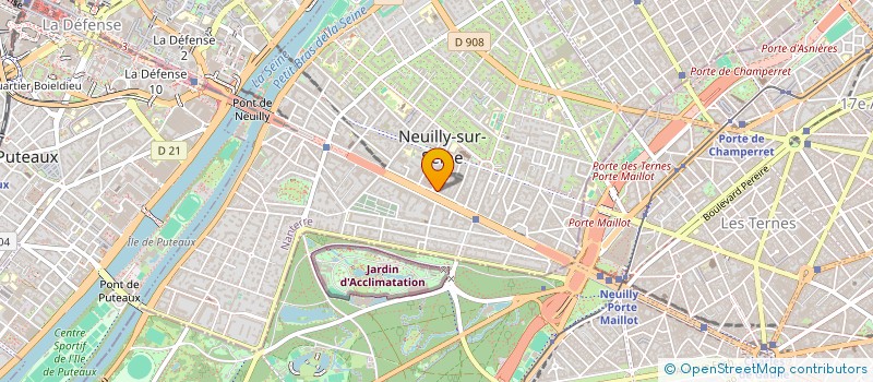 localisation de l'entreprise NIZAM-INVEST à NEUILLY-SUR-SEINE