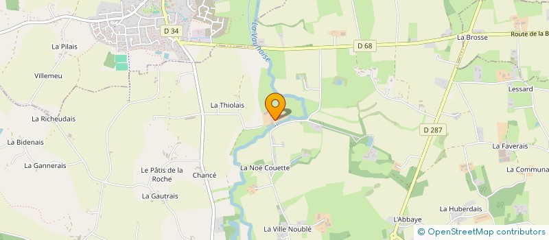 localisation de l'entreprise NIZAN-OLLIVIER  MORDELLES