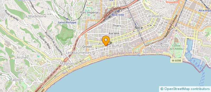 localisation de l'entreprise NIZZA  NICE