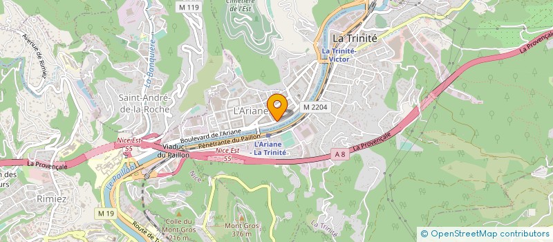 localisation de l'entreprise NIZZA ELEC à NICE