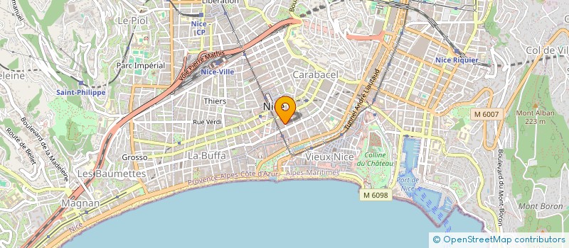 localisation de l'entreprise NIZZA IMMOBILIAIRE à NICE
