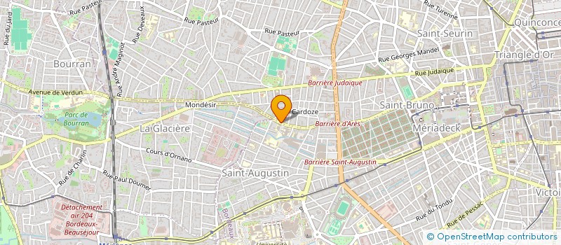 localisation de l'entreprise NJ à BORDEAUX