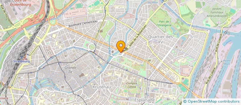 localisation de l'entreprise NJ  STRASBOURG