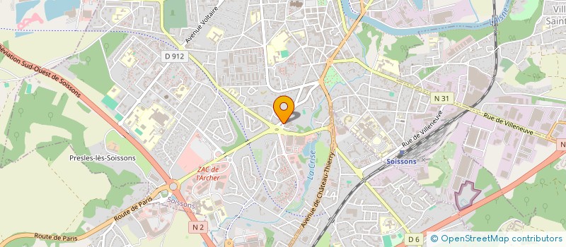 localisation de l'entreprise NJ à SOISSONS