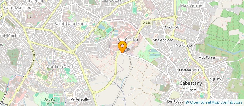 localisation de l'entreprise NJ  CABESTANY