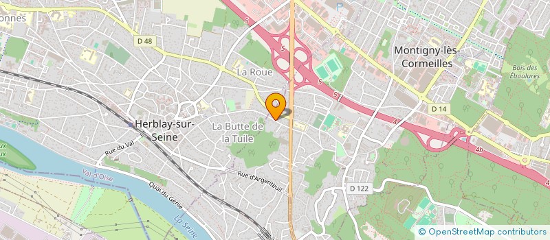 localisation de l'entreprise NJ  MONTIGNY-LES-CORMEILLES