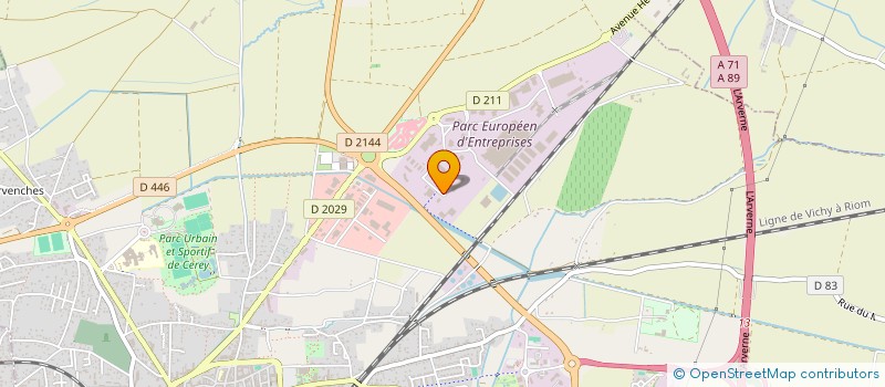 localisation de l'entreprise NJ  RIOM