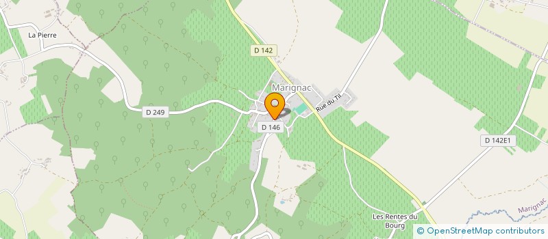 localisation de l'entreprise NJ  MARIGNAC