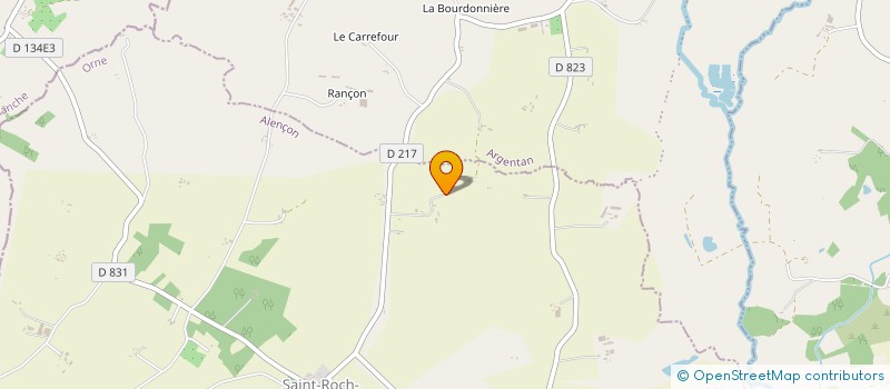 localisation de l'entreprise NJ AGRI TP à SAINT-ROCH-SUR-EGRENNE