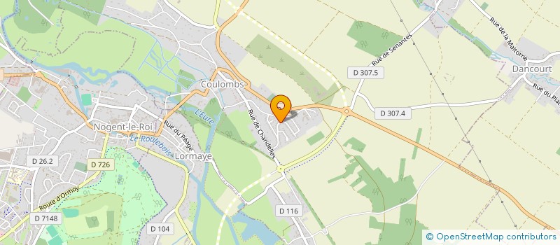 localisation de l'entreprise NJ AUTO à COULOMBS