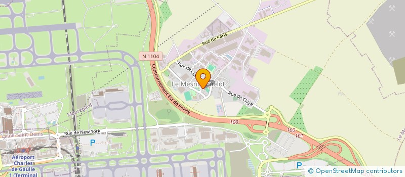 localisation de l'entreprise NJ BTP  LE MESNIL-AMELOT