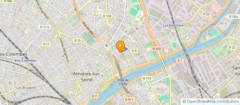 localisation de l'entreprise NJ CAR à GENNEVILLIERS