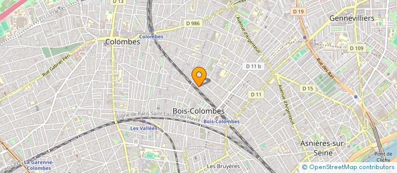 localisation de l'entreprise NJ & CIE à BOIS-COLOMBES