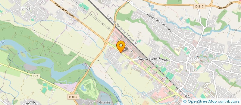 localisation de l'entreprise NJ COMMERCES à LESCAR