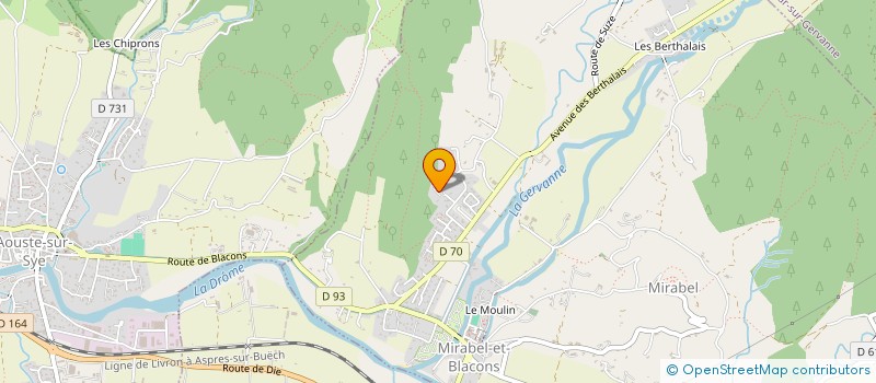 localisation de l'entreprise NJ COMPANY  MIRABEL-ET-BLACONS