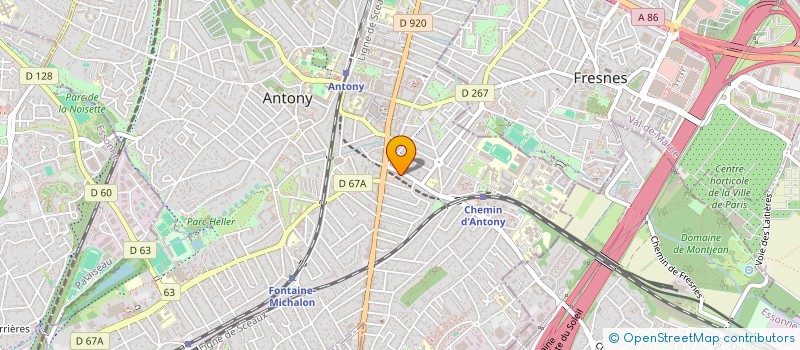 localisation de l'entreprise NJ CONSEILS à ANTONY