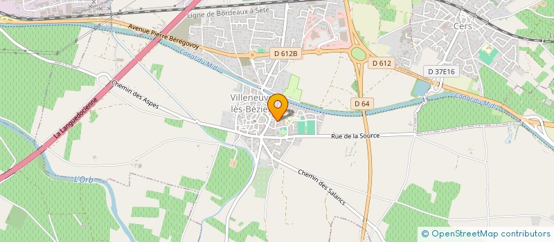 localisation de l'entreprise NJ CONSULT à VILLENEUVE-LES-BEZIERS
