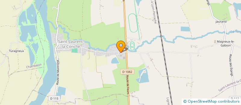 localisation de l'entreprise NJ DECO BETON  SAINT-LAURENT-LA-CONCHE