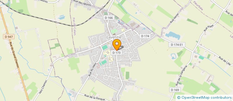 localisation de l'entreprise NJ DISTRIB  LAVENTIE