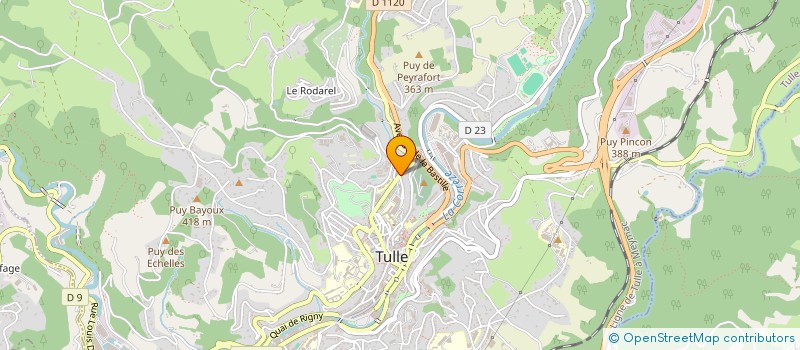 localisation de l'entreprise NJ ELAGAGES  TULLE