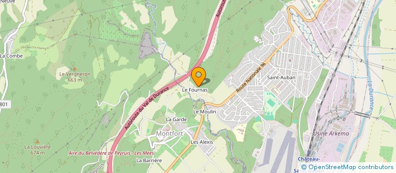 localisation de l'entreprise NJ-ESPARRON  CHATEAU-ARNOUX-SAINT-AUBAN