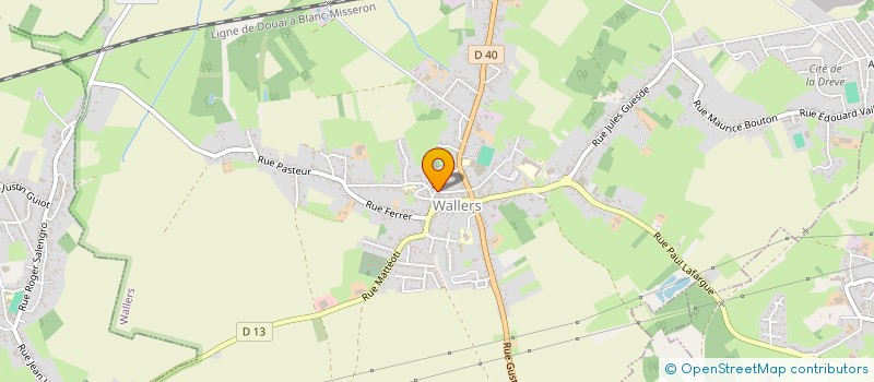 localisation de l'entreprise NJ FRITCHE  WALLERS