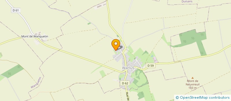 localisation de l'entreprise NJ GROUP  WARLUS