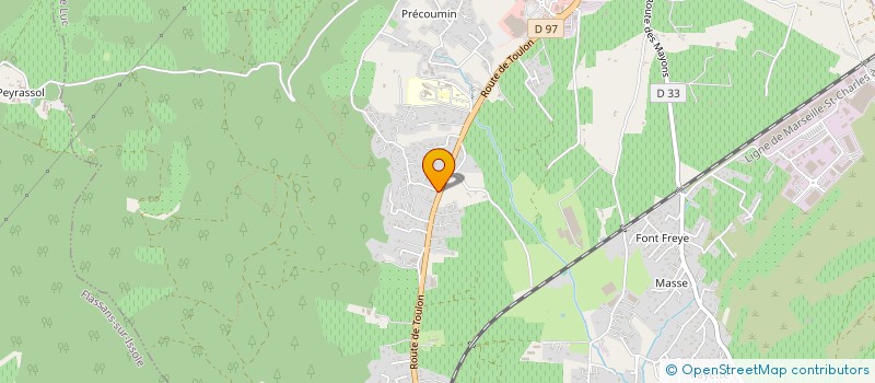 localisation de l'entreprise NJ GROUPE à LE LUC