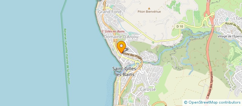 localisation de l'entreprise NJ HIP HOP  SAINT-PAUL