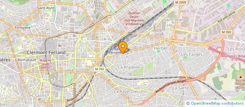 localisation de l'entreprise NJ HOLDING  CLERMONT-FERRAND