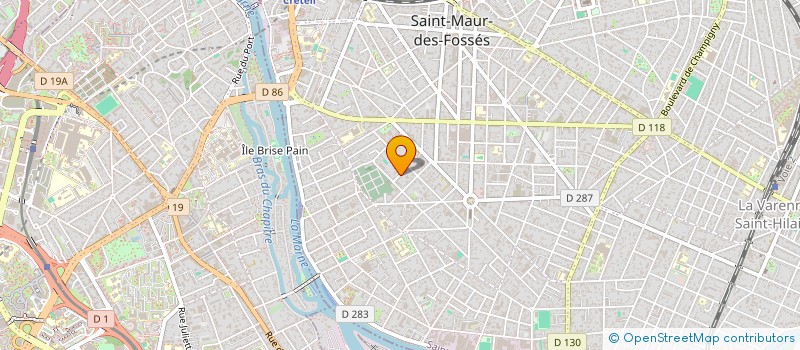 localisation de l'entreprise NJ IMMO à SAINT-MAUR-DES-FOSSES