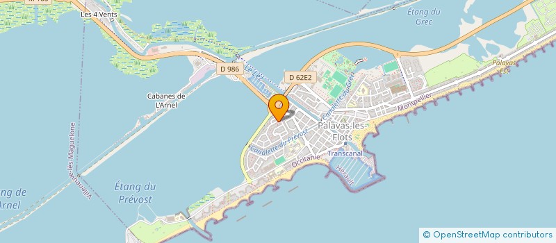 localisation de l'entreprise NJ IMMO à PALAVAS-LES-FLOTS