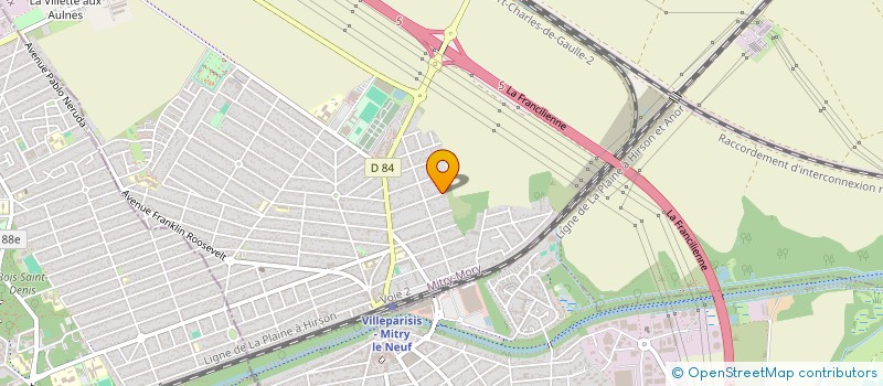 localisation de l'entreprise NJ IMMO  MITRY-MORY