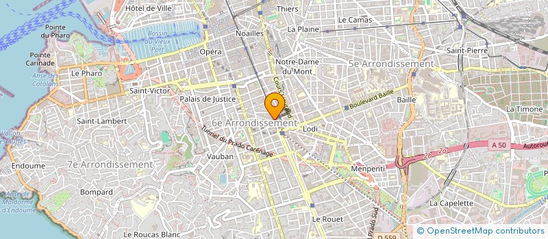 localisation de l'entreprise NJ INTERNATIONAL DIFFUSION à MARSEILLE