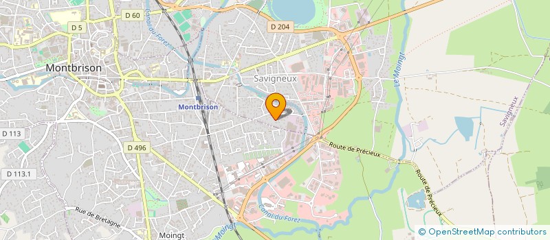 localisation de l'entreprise NJ INVEST  SAVIGNEUX