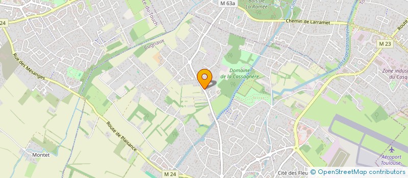 localisation de l'entreprise NJ INVEST  CUGNAUX