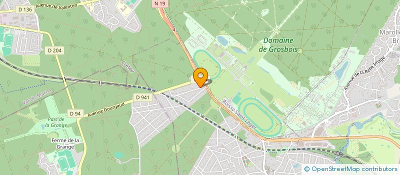 localisation de l'entreprise NJ INVEST  VILLECRESNES