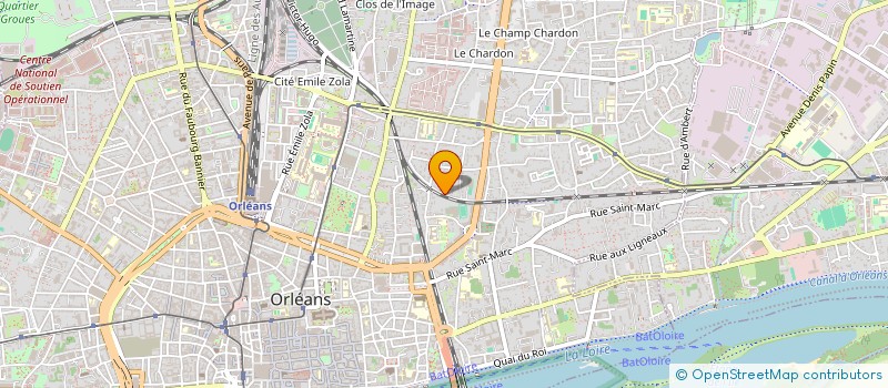 localisation de l'entreprise NJ INVESTISSEMENT à ORLEANS