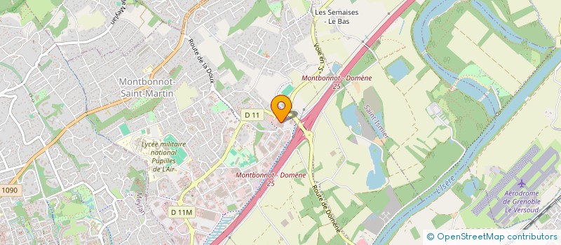 localisation de l'entreprise NJ MONTBONNOT  MONTBONNOT-SAINT-MARTIN