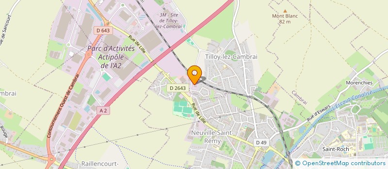 localisation de l'entreprise NJ NATSU  TILLOY-LEZ-CAMBRAI