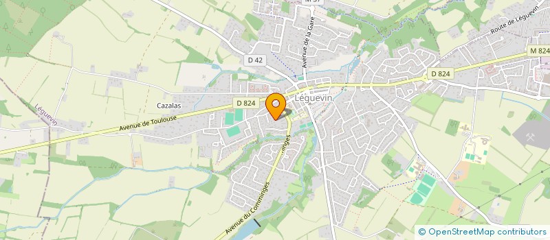 localisation de l'entreprise NJ NEGO  LEGUEVIN